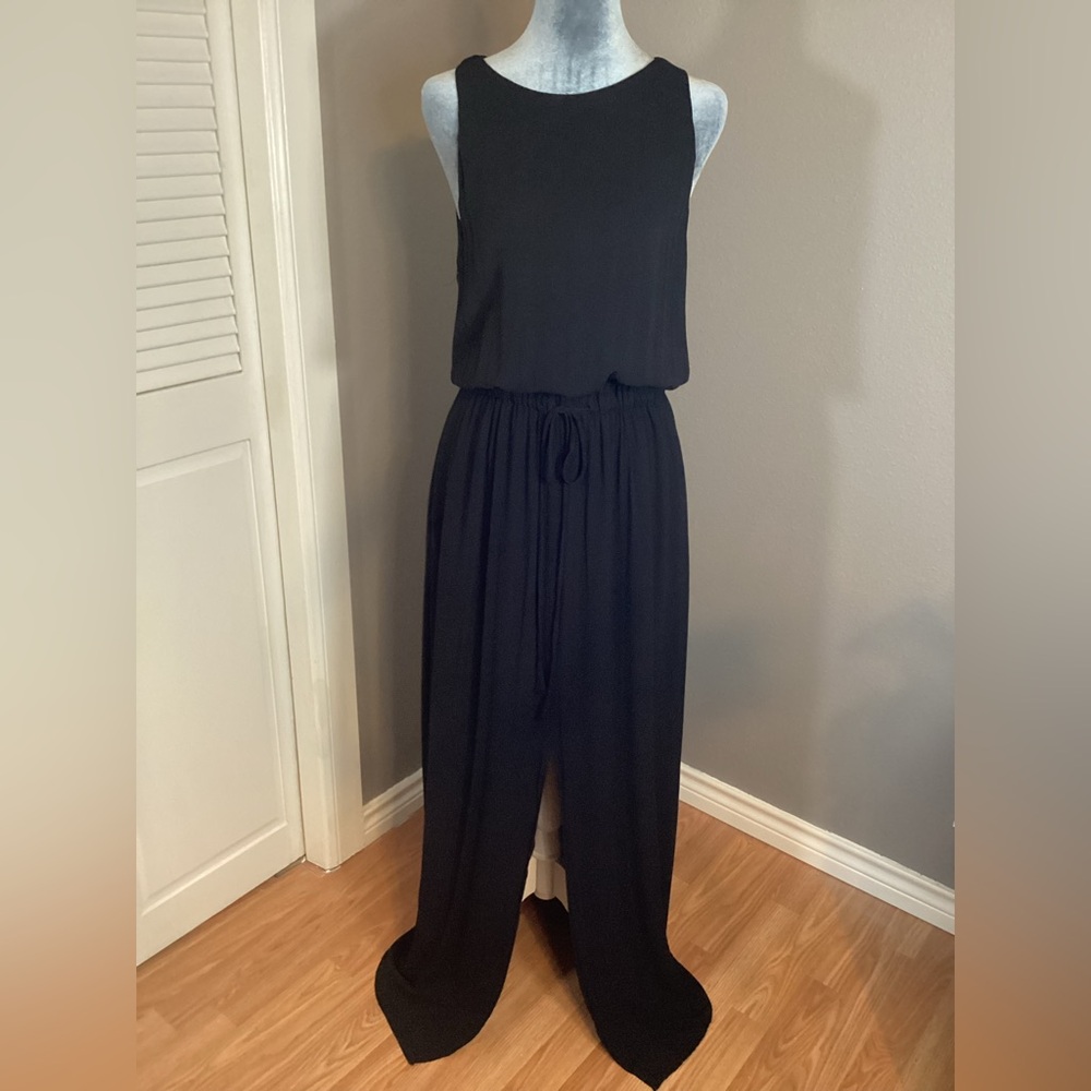 Babaton Harold Black Sleeveless Maxi Dress Size M
